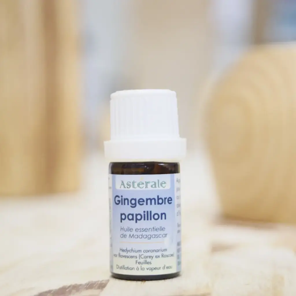 GINGEMBRE PAPILLON BIO en huile essentielle en 5 ml ASTÉRALE
