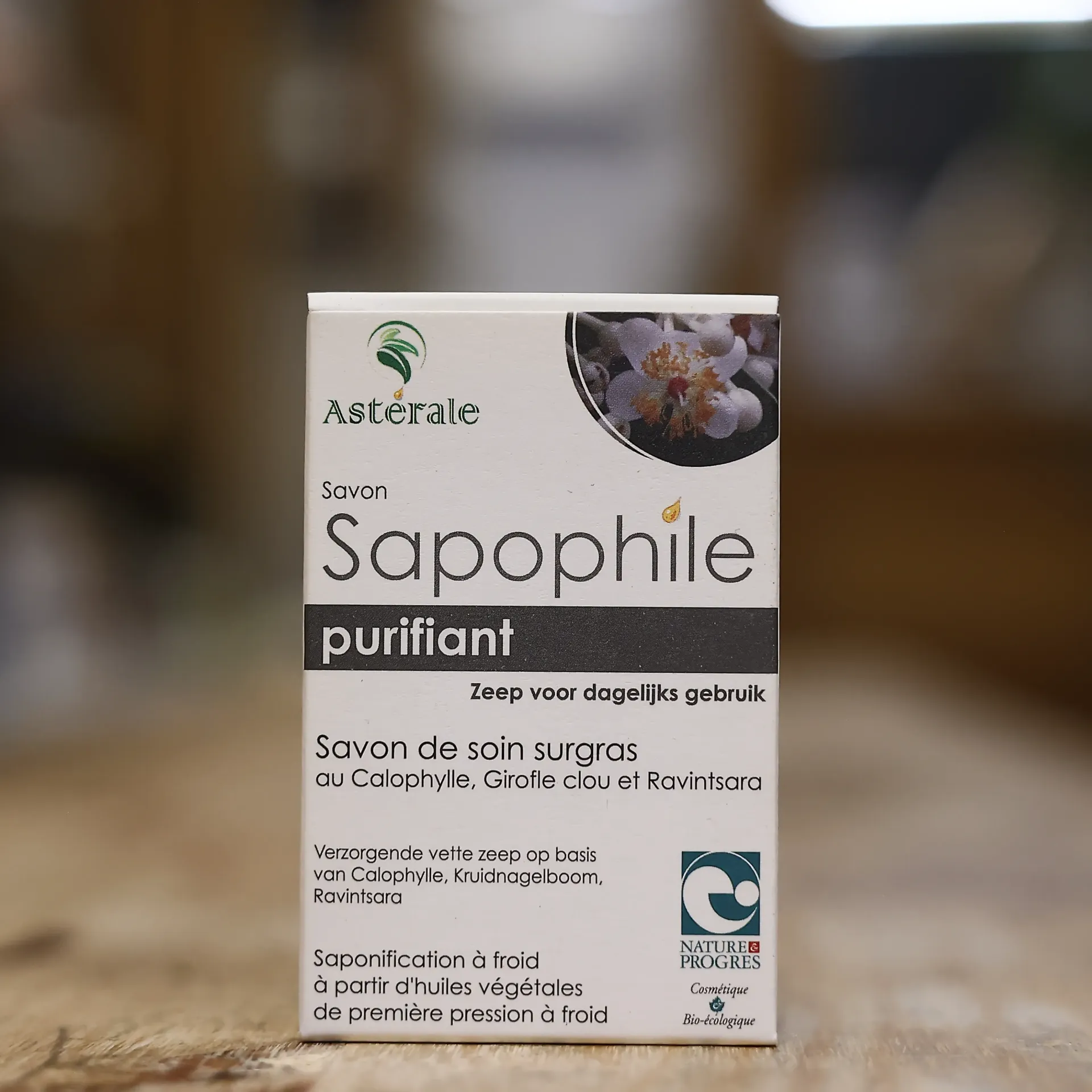 SAVON PURIFIANT SAPOPHILE en 100 gr ASTÉRALE