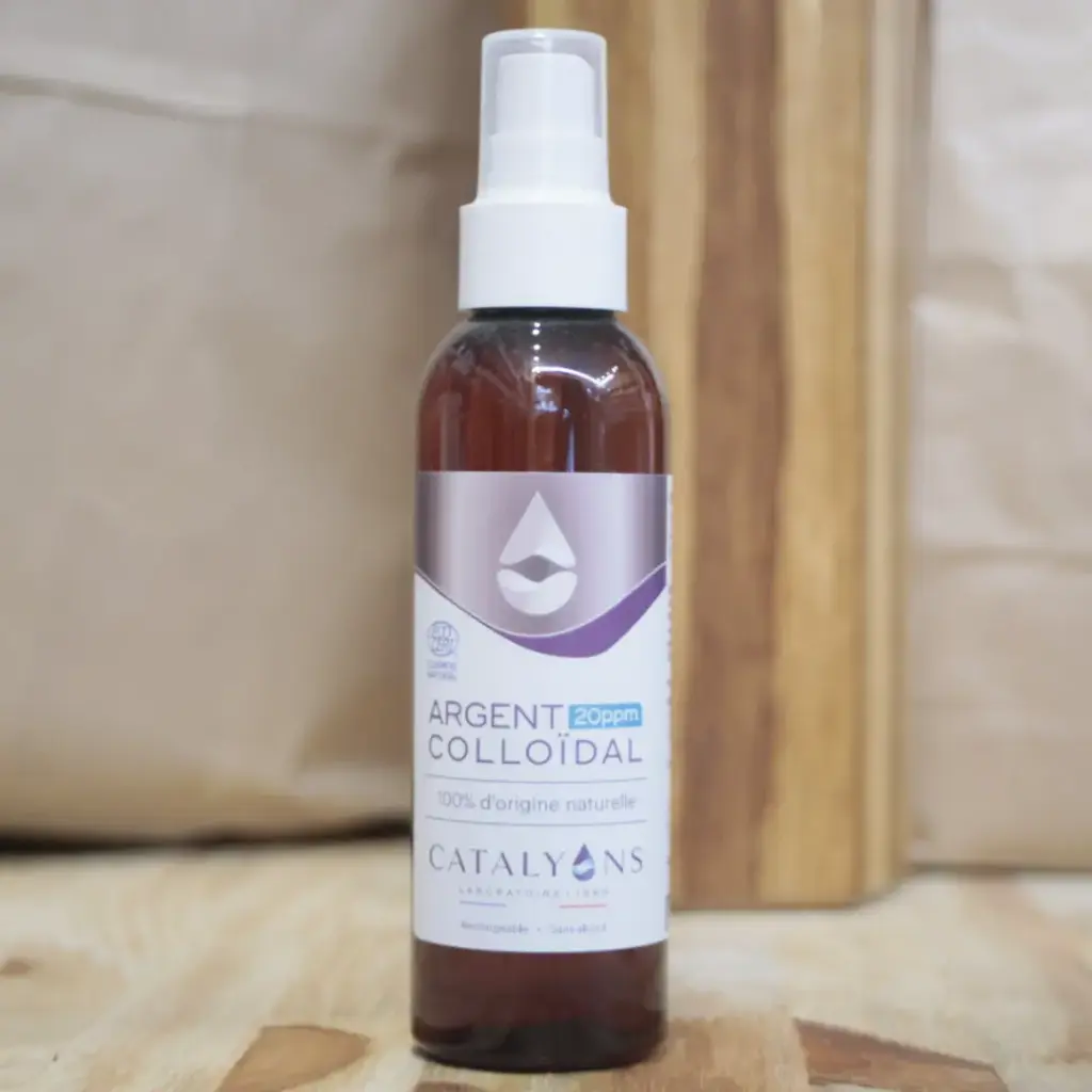 EAU D'ARGENT colloïdal SPRAY 20ppm 150 ml (usage externe) CATALYONS