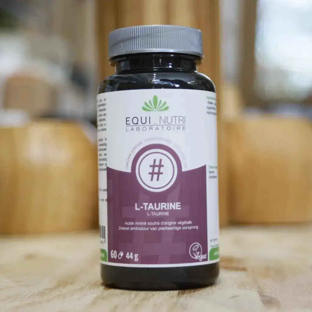 TAURINE-L en 60 gélules en 500 mg/gél EQUI-NUTRI