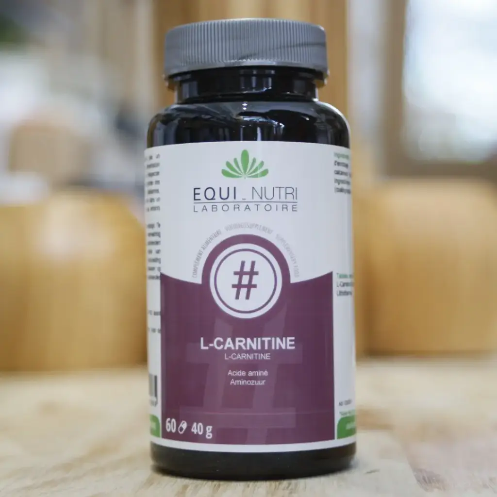CARNITINE-L 60 gélules en 500 mg/gél (CALCIUM) EQUI-NUTRI