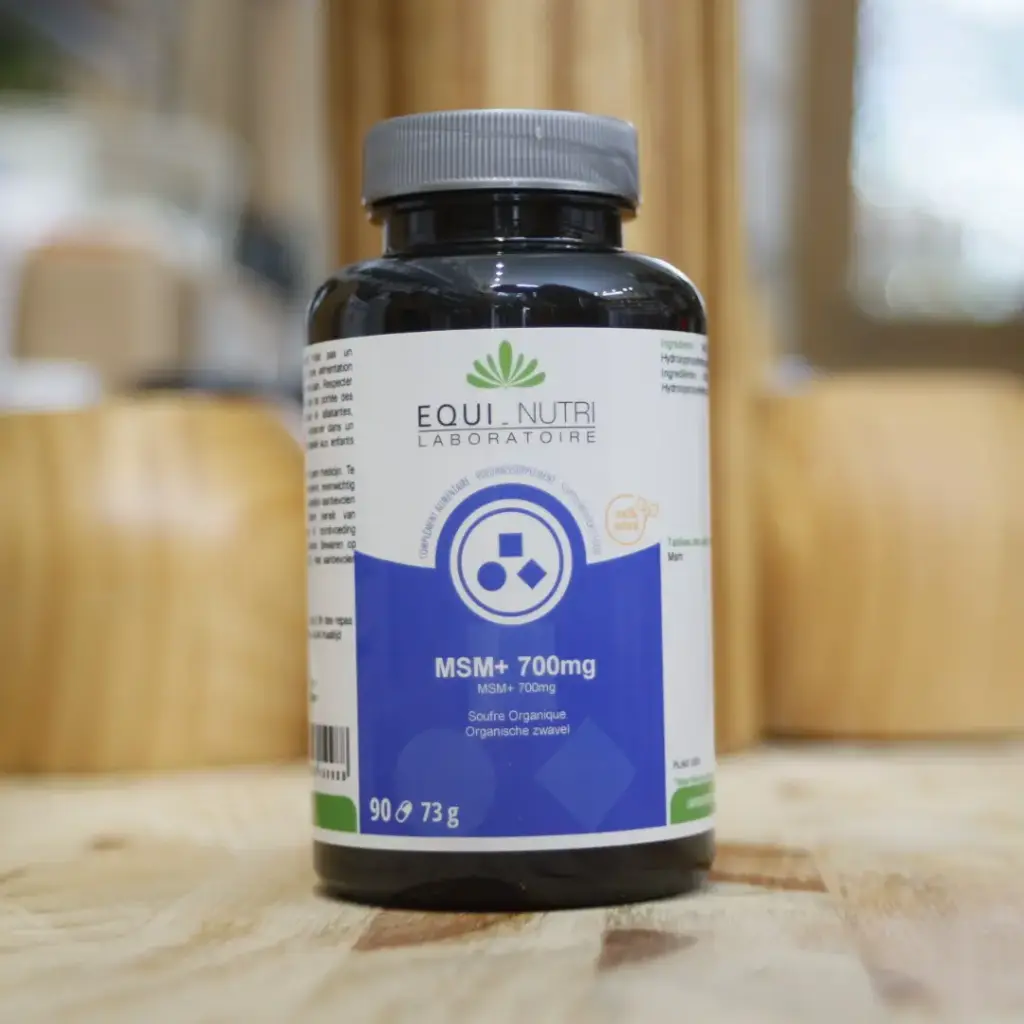 MSM + en 90 gélules en 700 mg/gél EQUI-NUTRI
