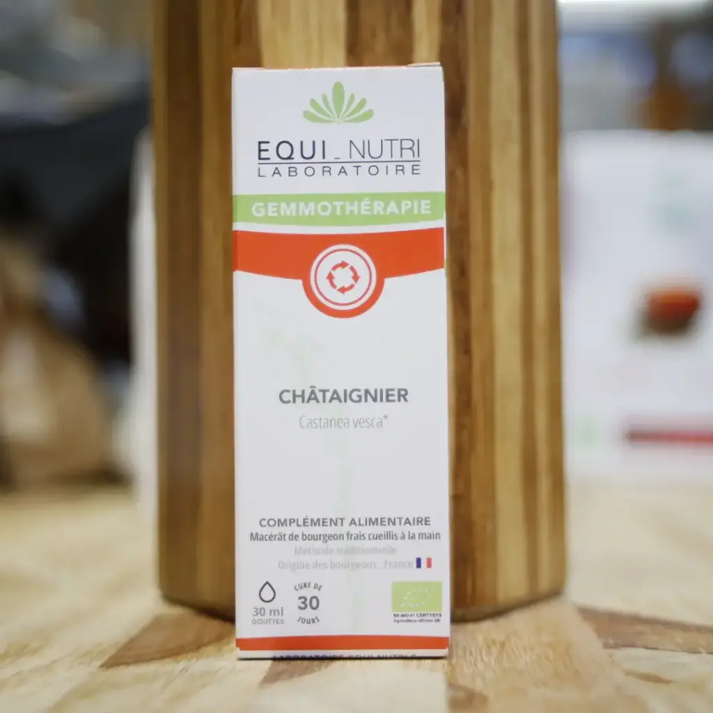 CHÂTAIGNIER BIO en macérat de bourgeons en 30 ml EQUI-NUTRI