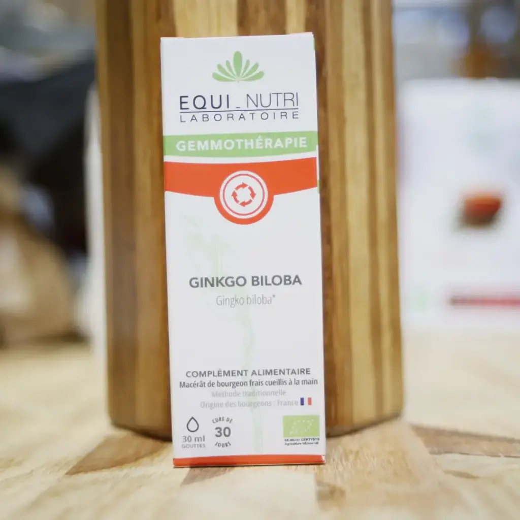 GINKGO BILOBA BIO en macérat de bourgeons en 30 ml EQUI-NUTRI