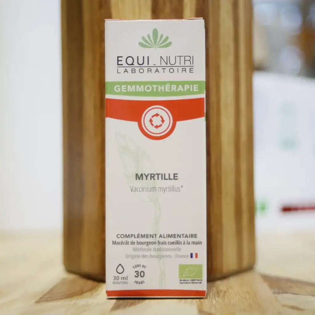 MYRTILLE BIO en macérat de bourgeons en 30 ml EQUI-NUTRI