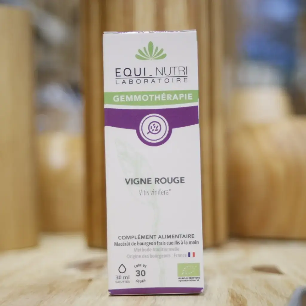 VIGNE ROUGE BIO en macérat de bourgeons en 30 ml EQUI-NUTRI