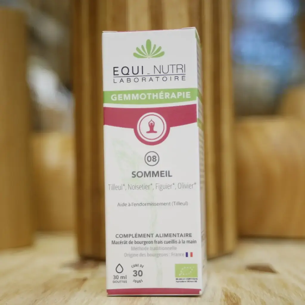 [EGC3008] N°8 'SOMMEIL' BIO (ex noctibel) en macérat de bourgeons en 30 ml EQUI-NUTRI (n8)