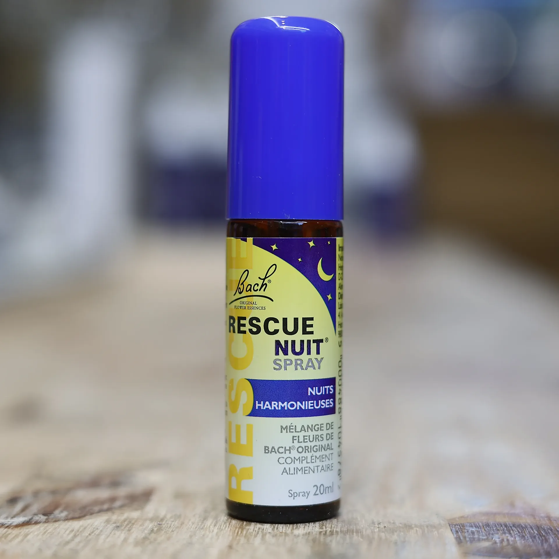 [F608SA] RESCUE NUIT avec alcool en spray en 20 ml BACH