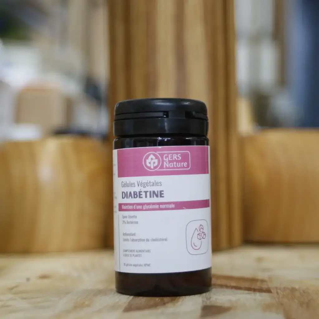 DIABÉTINE en 30 gélules végétales  (berbérine) 500 mg/gél Herbier de Gascogne