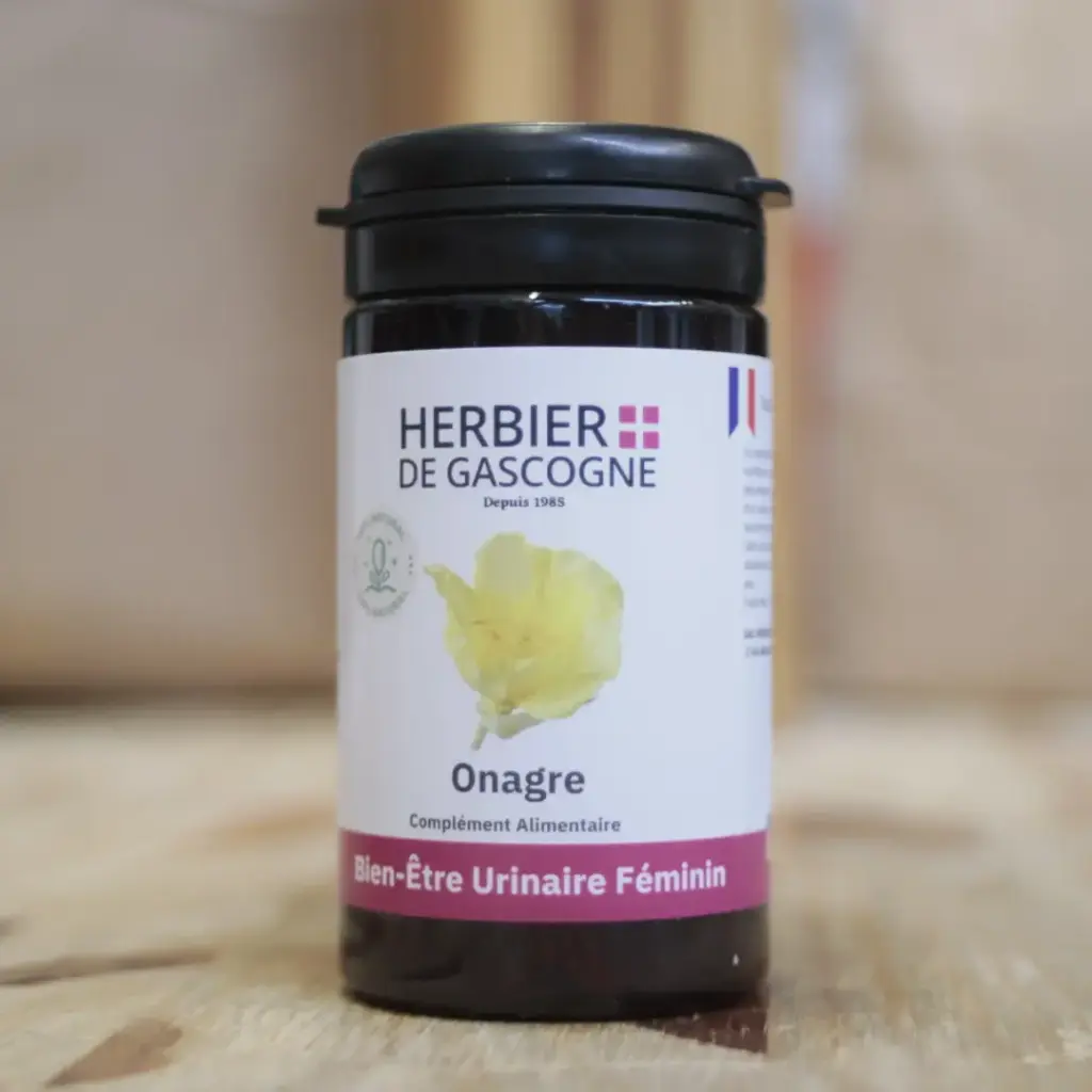 [HGBHUILO80] HUILE ONAGRE BIO 80 capsules 503 mg/gél. Herbier de Gascogne
