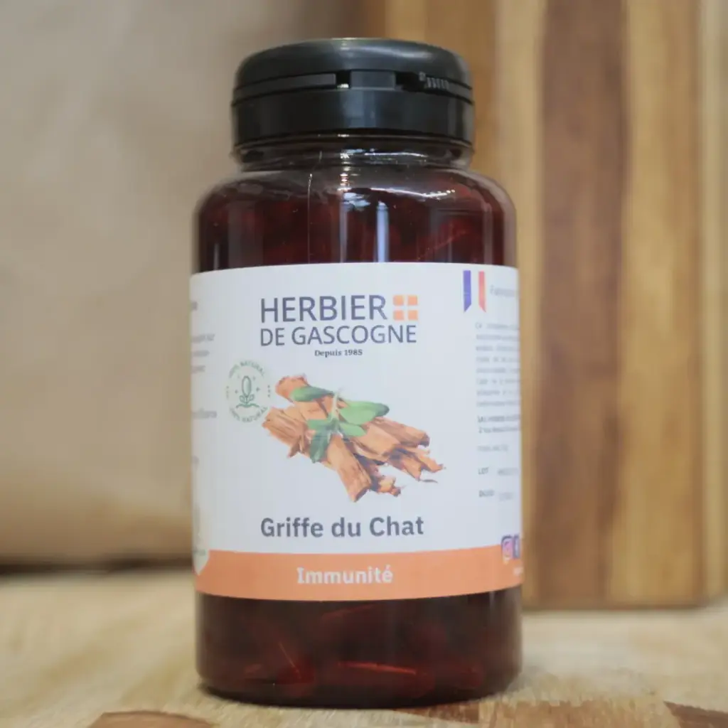 GRIFFE du CHAT en 200 gélules en 250 mg/gél. Herbier de Gascogne