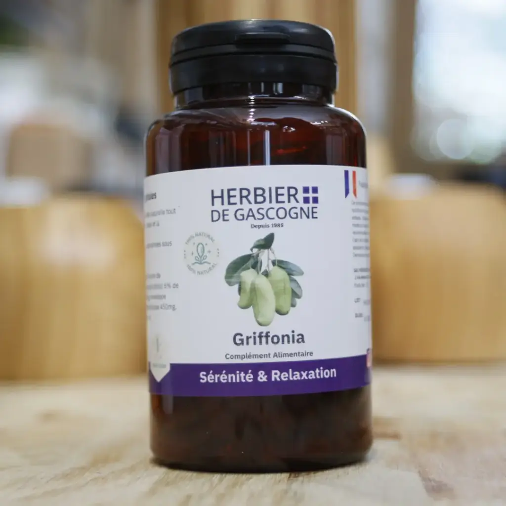 GRIFFONIA en 200 gélules végétales en 280 mg/gél Herbier de Gascogne