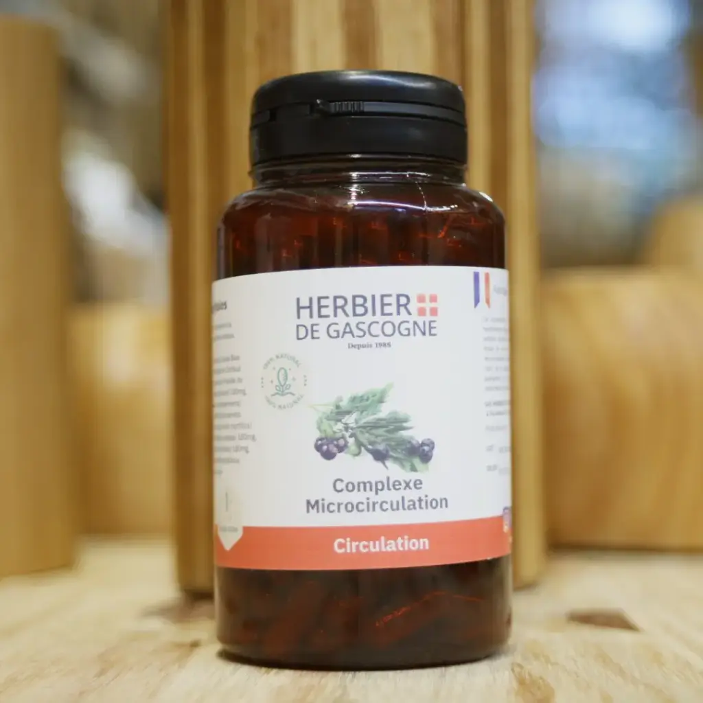Complexe Microcirculation BIO en 200 gélules végétales 250 mg/gél Herbier de Gascogne