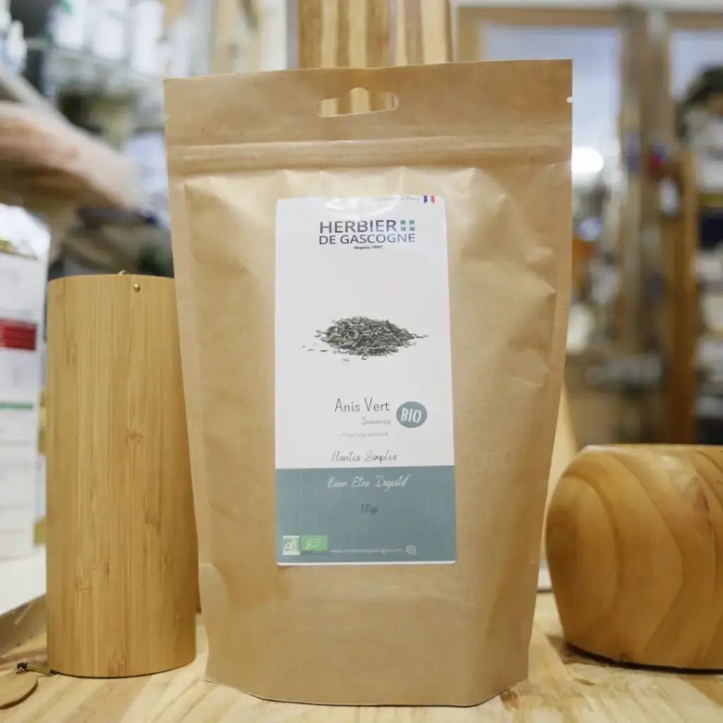 ANIS VERT SEMENCE BIO 50 gr pour tisane Herbier de Gascogne