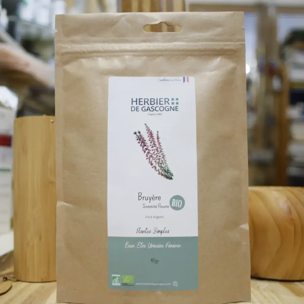 [HPBSBRU] BRUYERE SOMMITÉ FLEURIE BIO en 40 gr pour tisane Herbier de Gascogne
