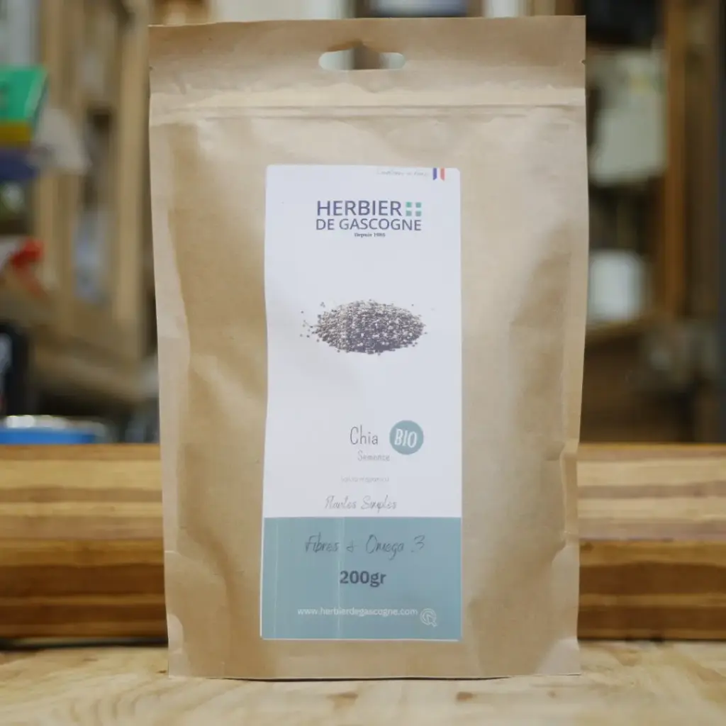 CHIA SEMENCE BIO 200 gr pour tisane Herbier de Gascogne