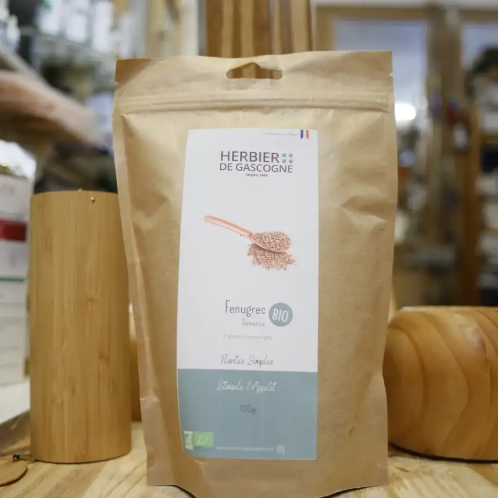 [HPBSFENU] FENUGREC SEMENCE BIO en 100 gr pour tisane Herbier de Gascogne