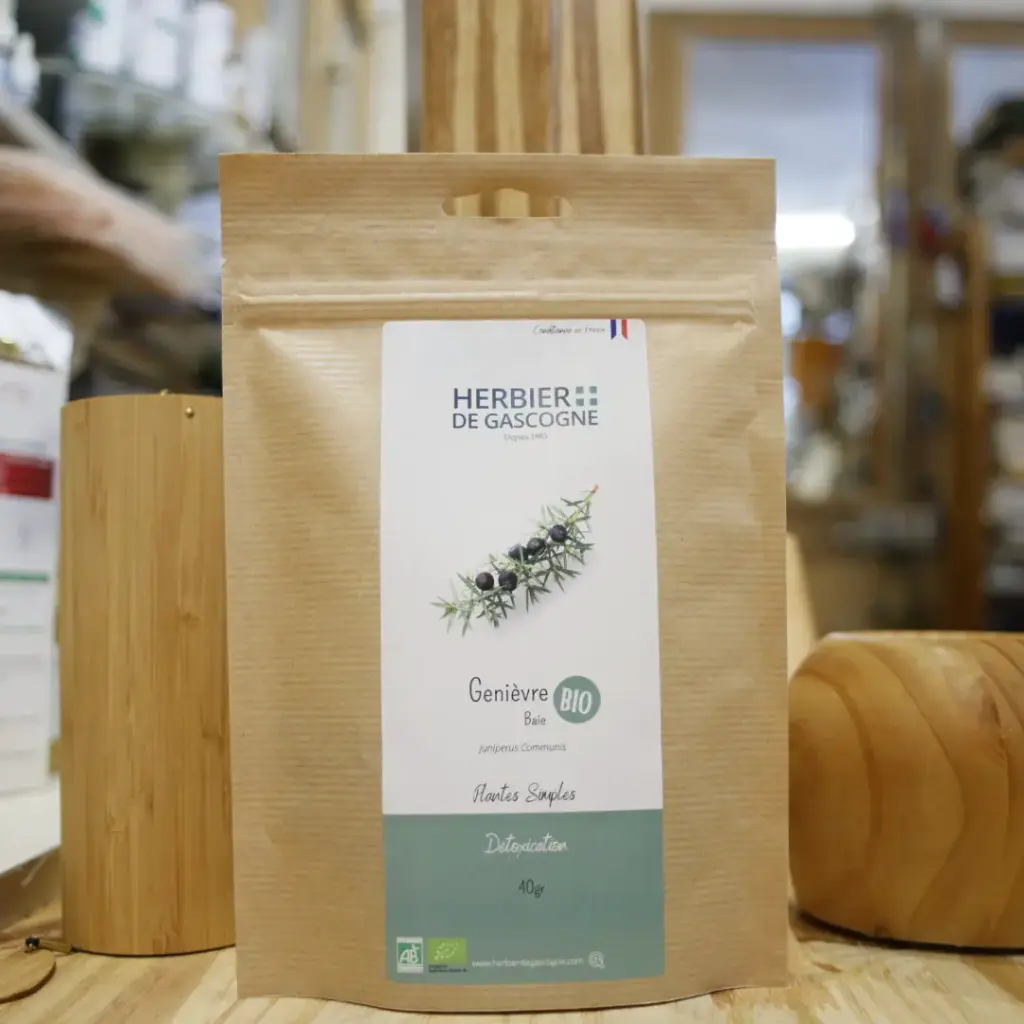 [HPBSGENI] GENIEVRE BAIE BIO en 40 gr pour tisane Herbier de Gascogne