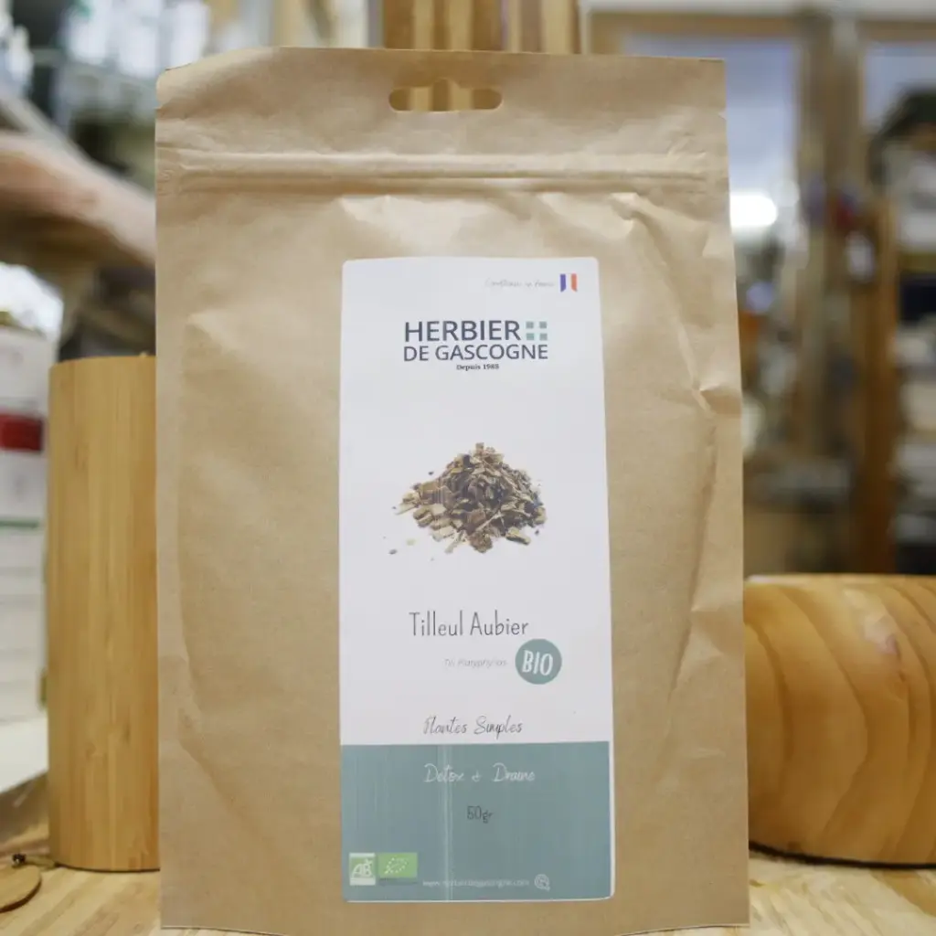 TILLEUL AUBIER BIO en 50 gr pour tisane Herbier de Gascogne