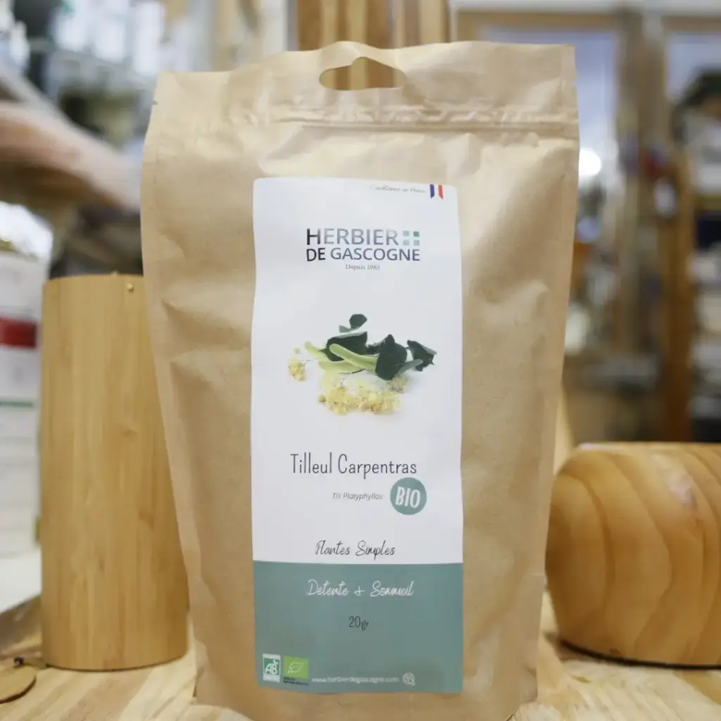 TILLEUL CARPANTRA (GDE BRACTÉE) BIO 20 gr pour tisane Herbier de Gascogne