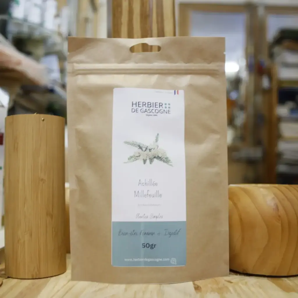 [HPCMILF] MILLEFEUILLE ACHILLÉE en 50 gr pour tisane Herbier de Gascogne