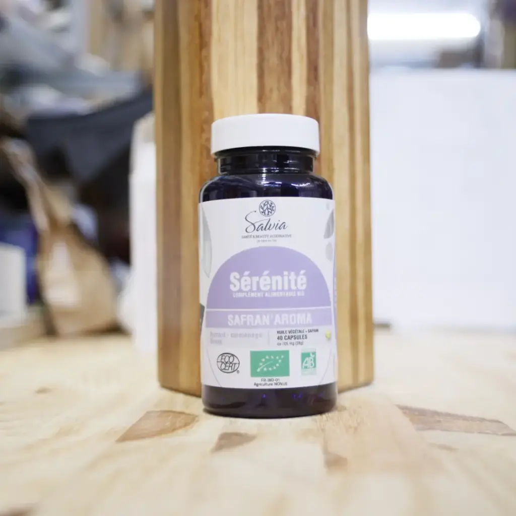 SAFRAN'AROMA (Sérénité) en 40 capsules SALVIA