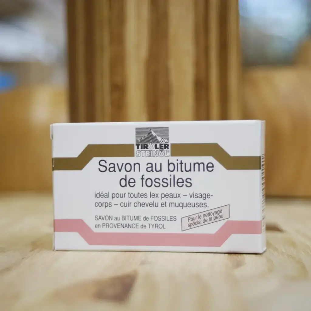 [SSAV] SAVON BITUME FOSSILES en 100 gr  TIROLER STEINÖL LBA ST Ambroise