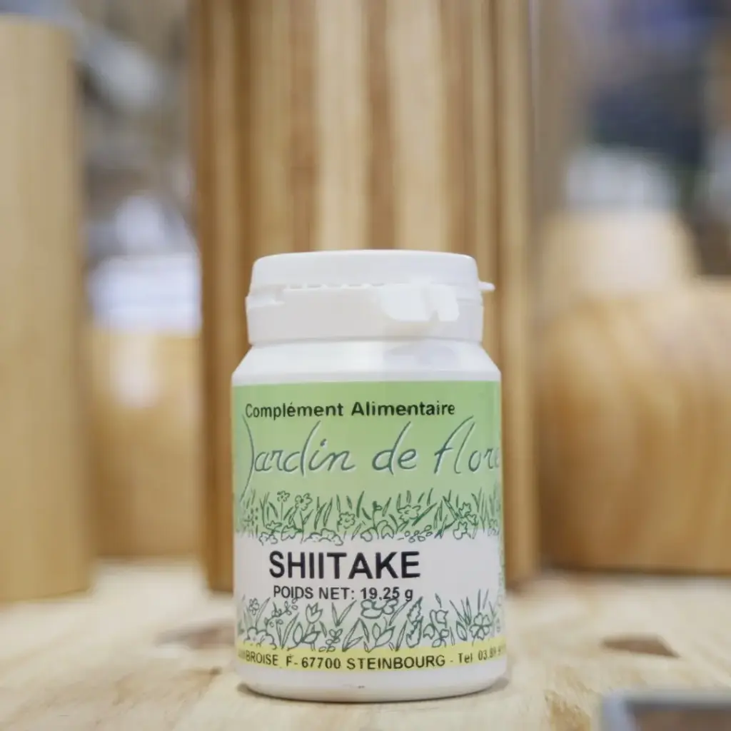 SHIITAKE 70 gélules en 1.2 gr/gél Jardin de flore LBA ST Ambroise (shitake)