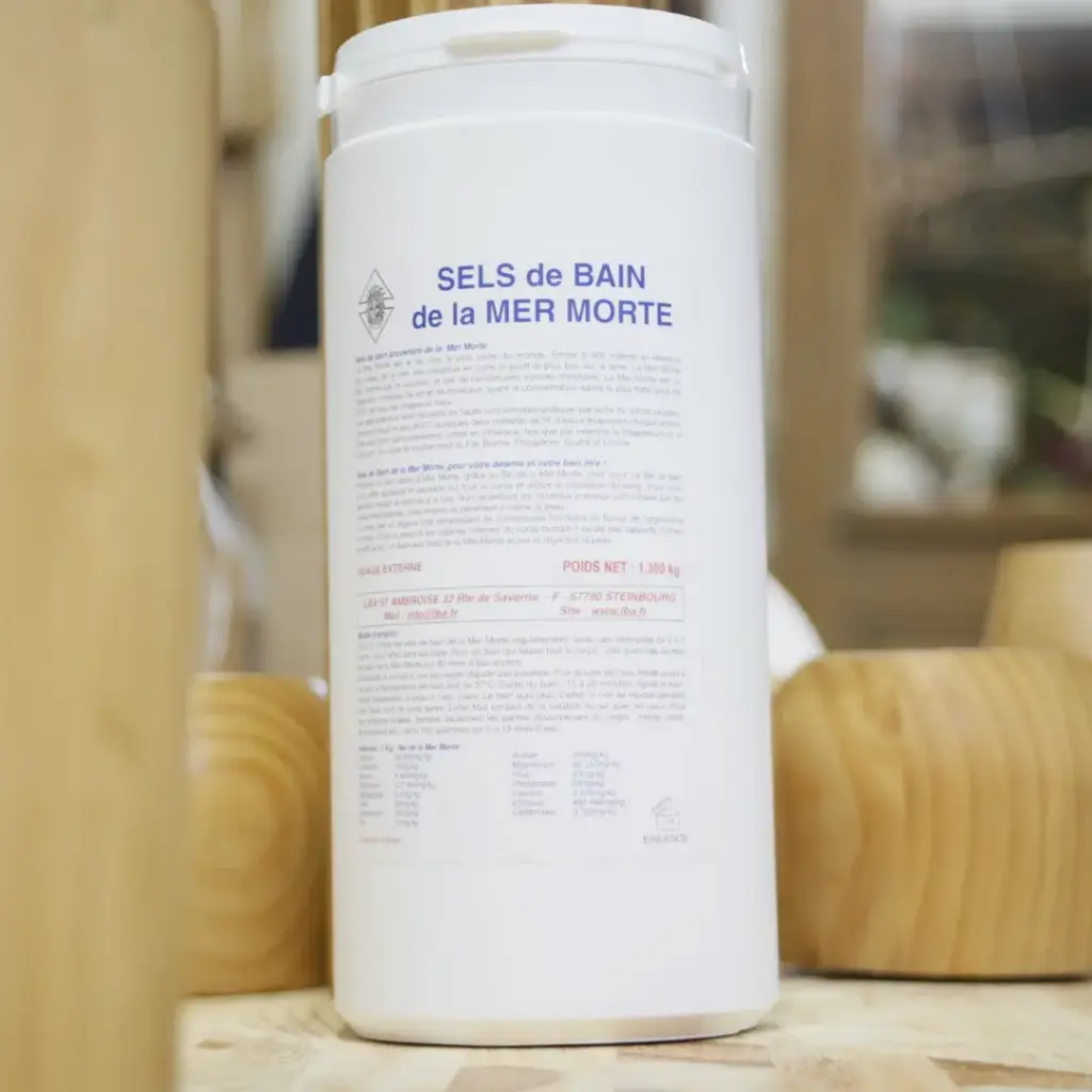 SEL de bain de la MER MORTE 1.3KG LBA ST Ambroise