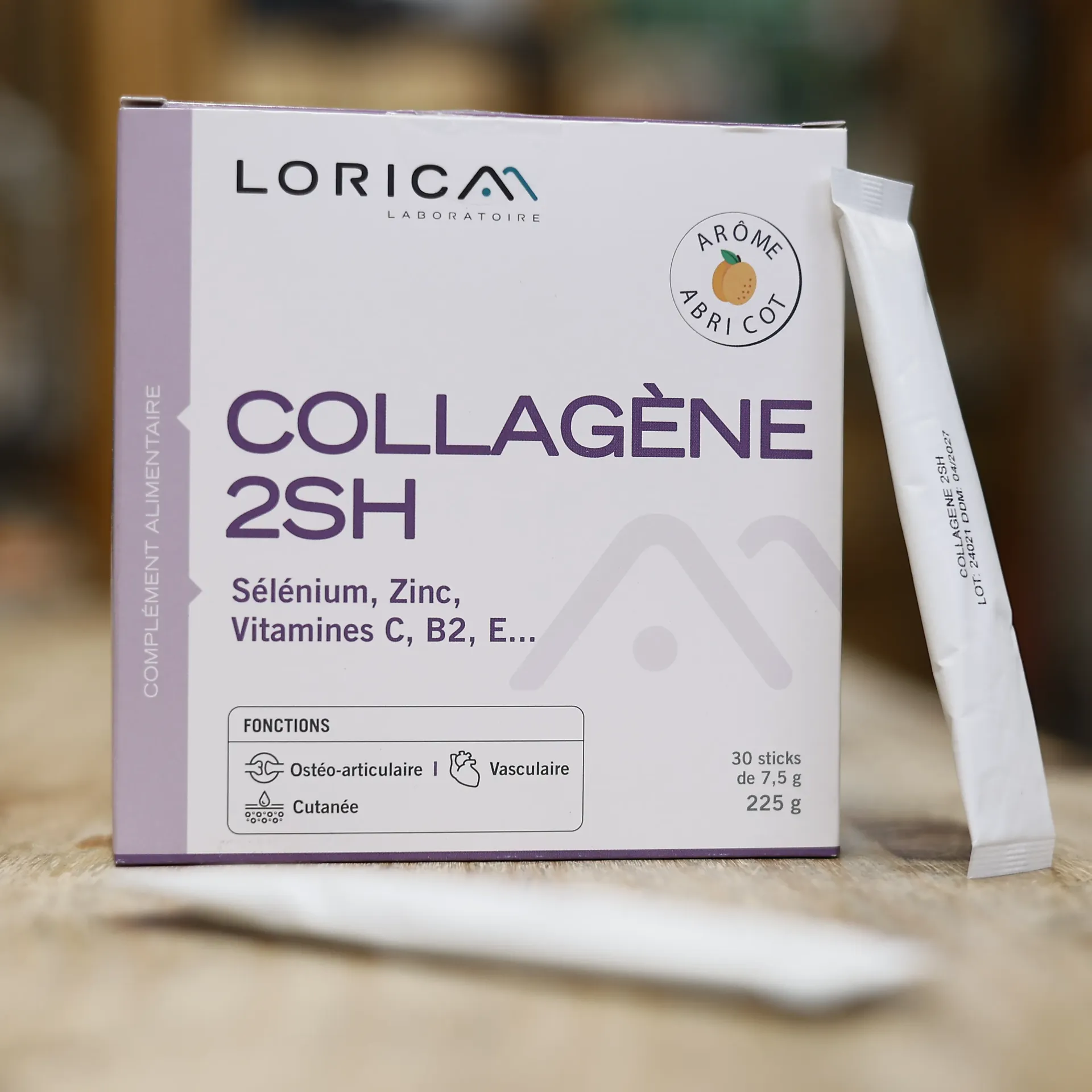 [LCOL2SH30] COLLAGÈNE 2SH 30 STICKS en 7,5 gr LORICA