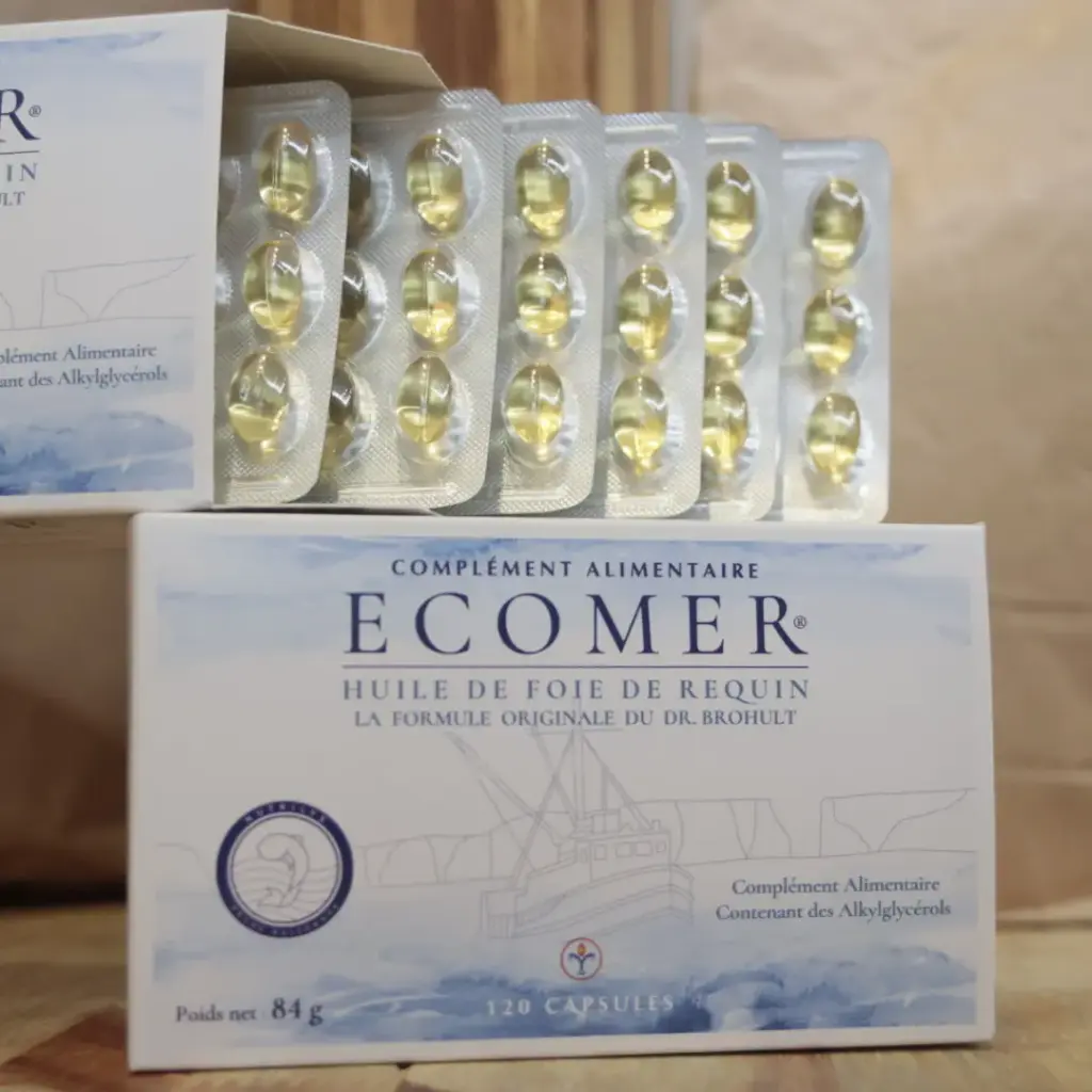 [ECO] ECOMER huile de foie de requin en 120 gélules NUTRILYS