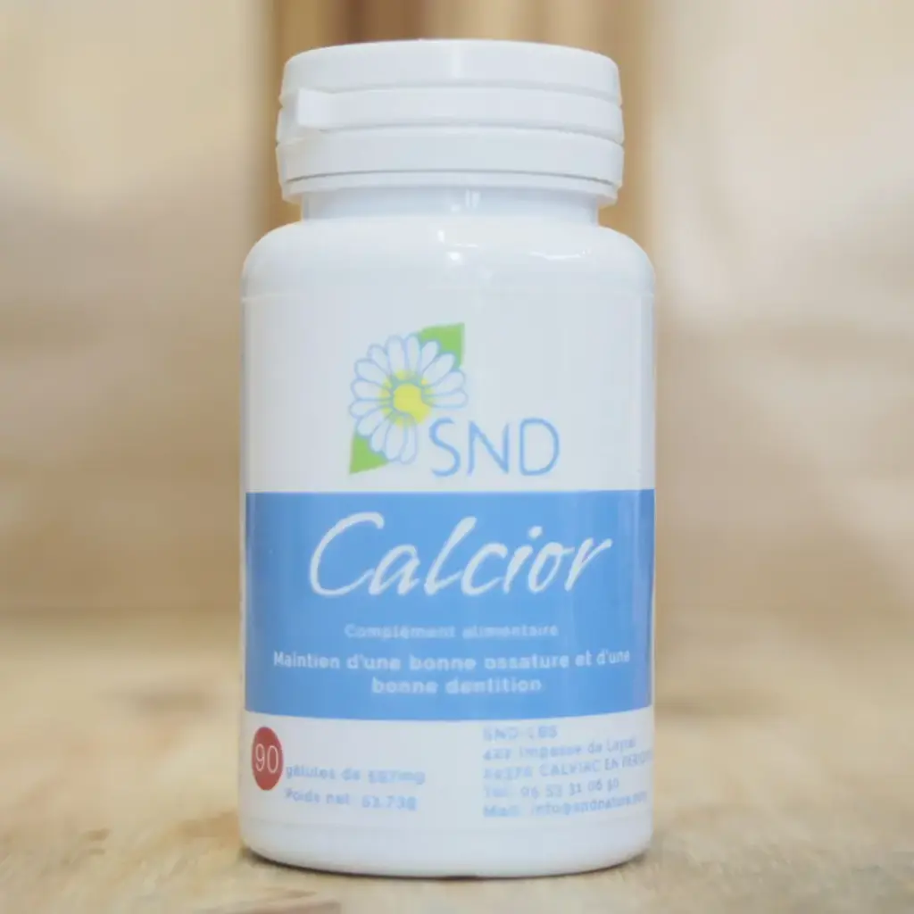 [SNCALC] CALCIOR en 90 gélules en 500mg/gél SND
