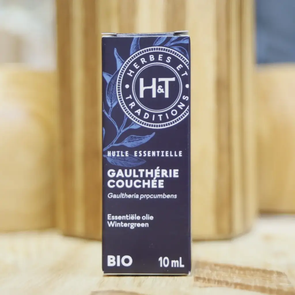 GAULTHERIE COUCHÉE BIO en huile essentielle de 10 ml Herbes et Traditions (WINTERGREEN Gaultheria procumbens)
