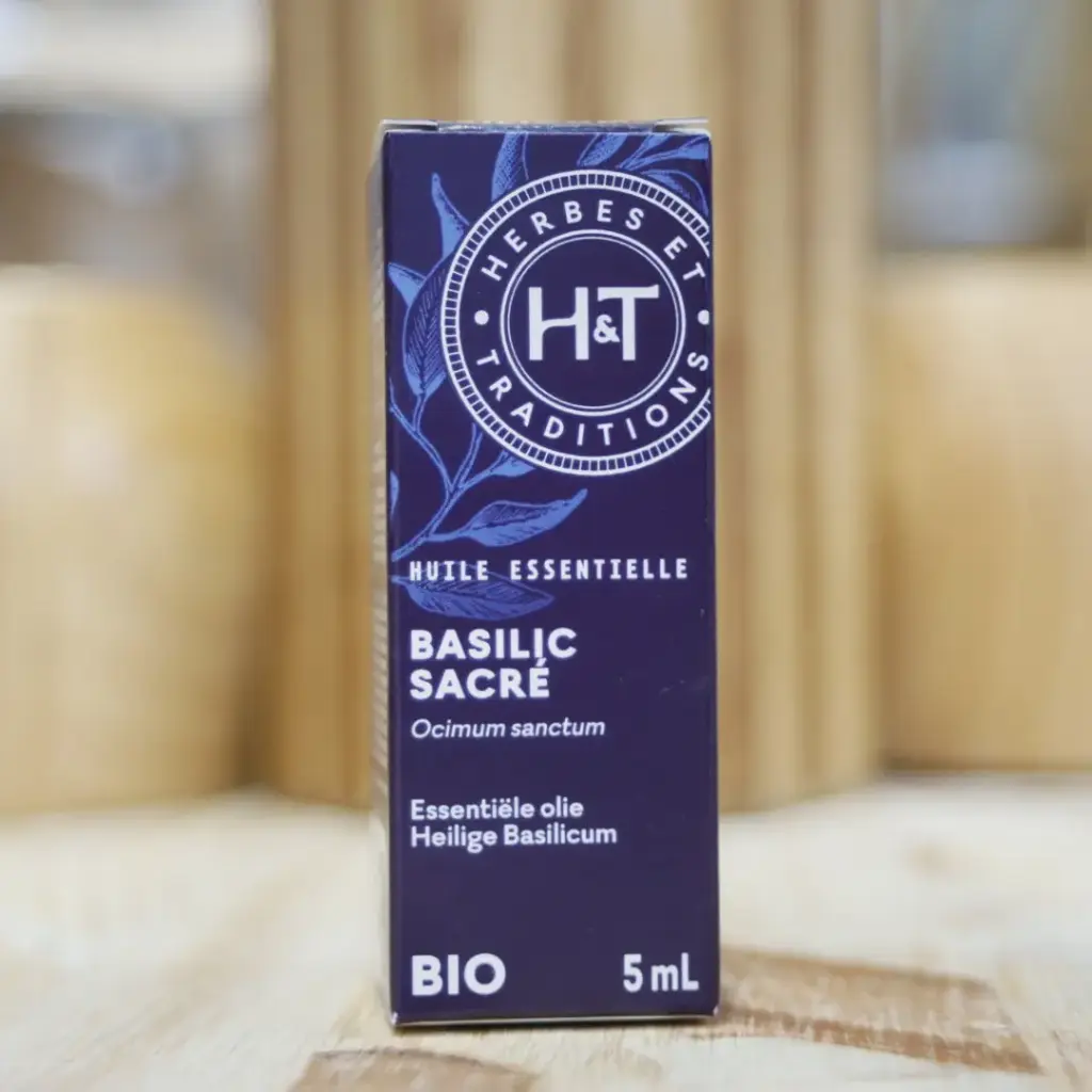 BASILIC SACRÉ (TULSI) BIO en huile essentielle en 5 ml Herbes et Traditions