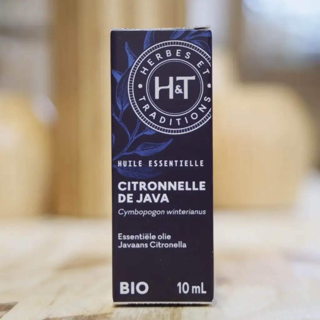 CITRONNELLE DE JAVA BIO en huile essentielle de 10 ml Herbes et Traditions