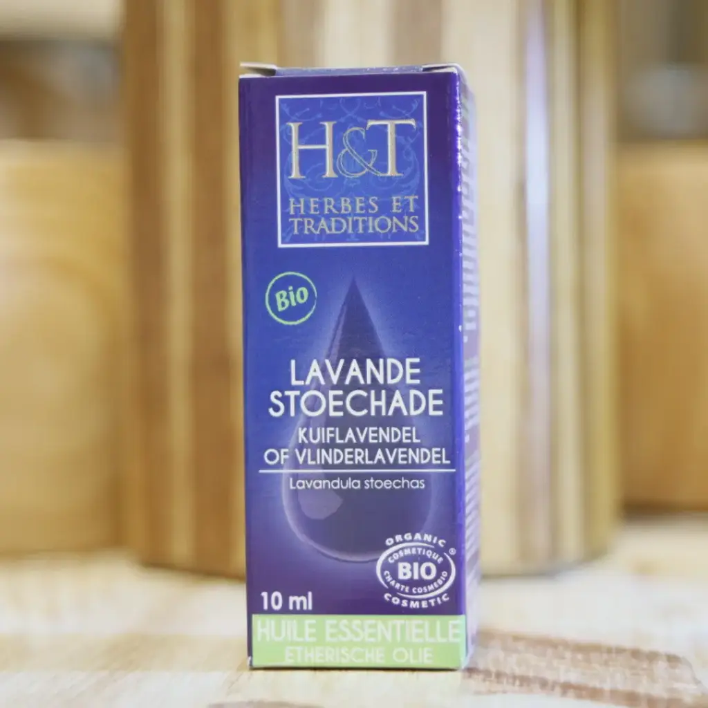 LAVANDE STOECHADE BIO en huile essentielle de 10 ml Herbes et Traditions