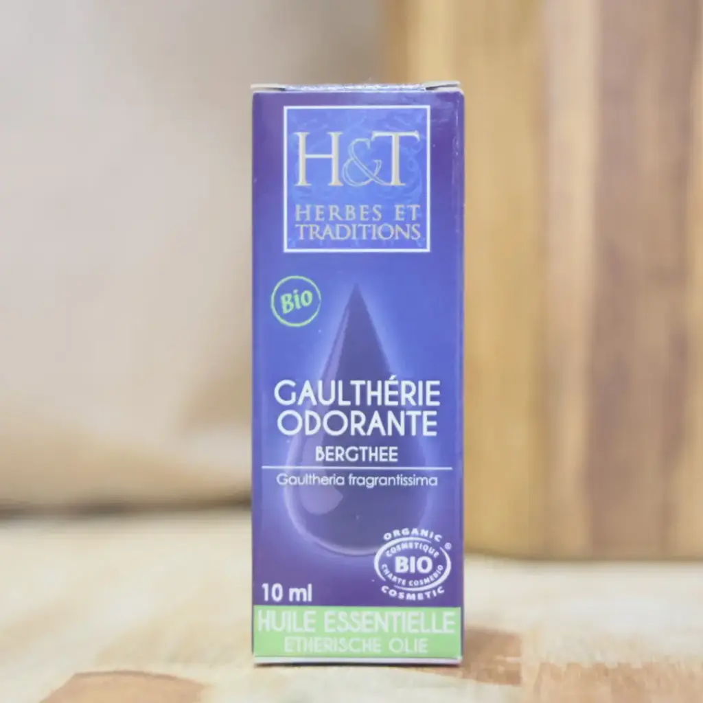 Gaulthérie Odorante BIO en huile essentielle en 10 ml Herbes et Traditions (Gaultheria fragantissima) 