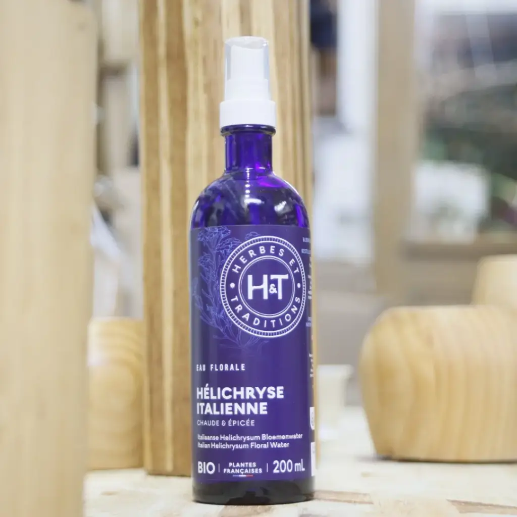 HELICHRYSE Italienne BIO en eau florale (hydrolat) de 200 ml Herbes et Traditions