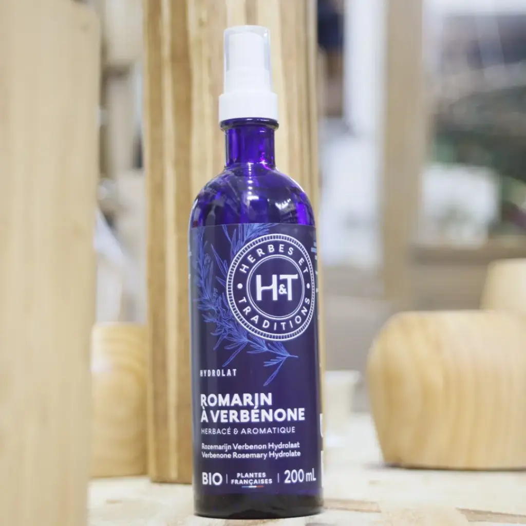 ROMARIN VERBENONE BIO en eau florale (hydrolat) en 200 ml Herbes et Traditions