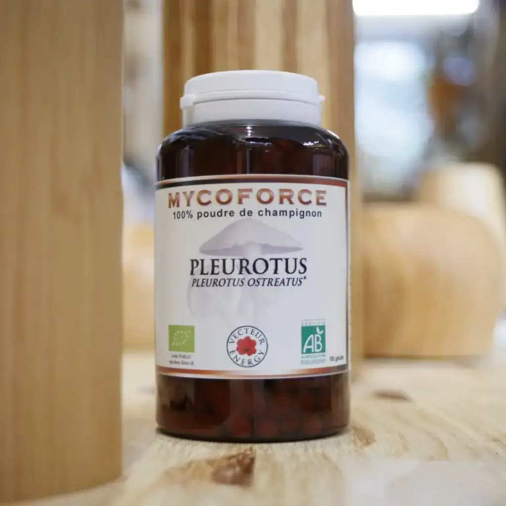 PLEUROTUS en 180 gélules MYCOFORCE VECTEUR ENERGY