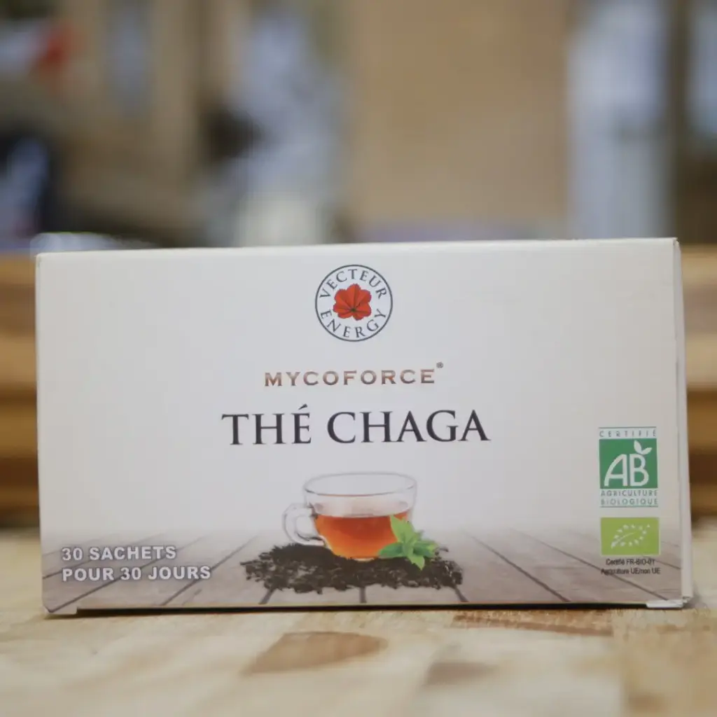 [VTCHA] THÉ CHAGA en 30 SACHETS MYCOFORCE VECTEUR ENERGY (champigon du bouleau)