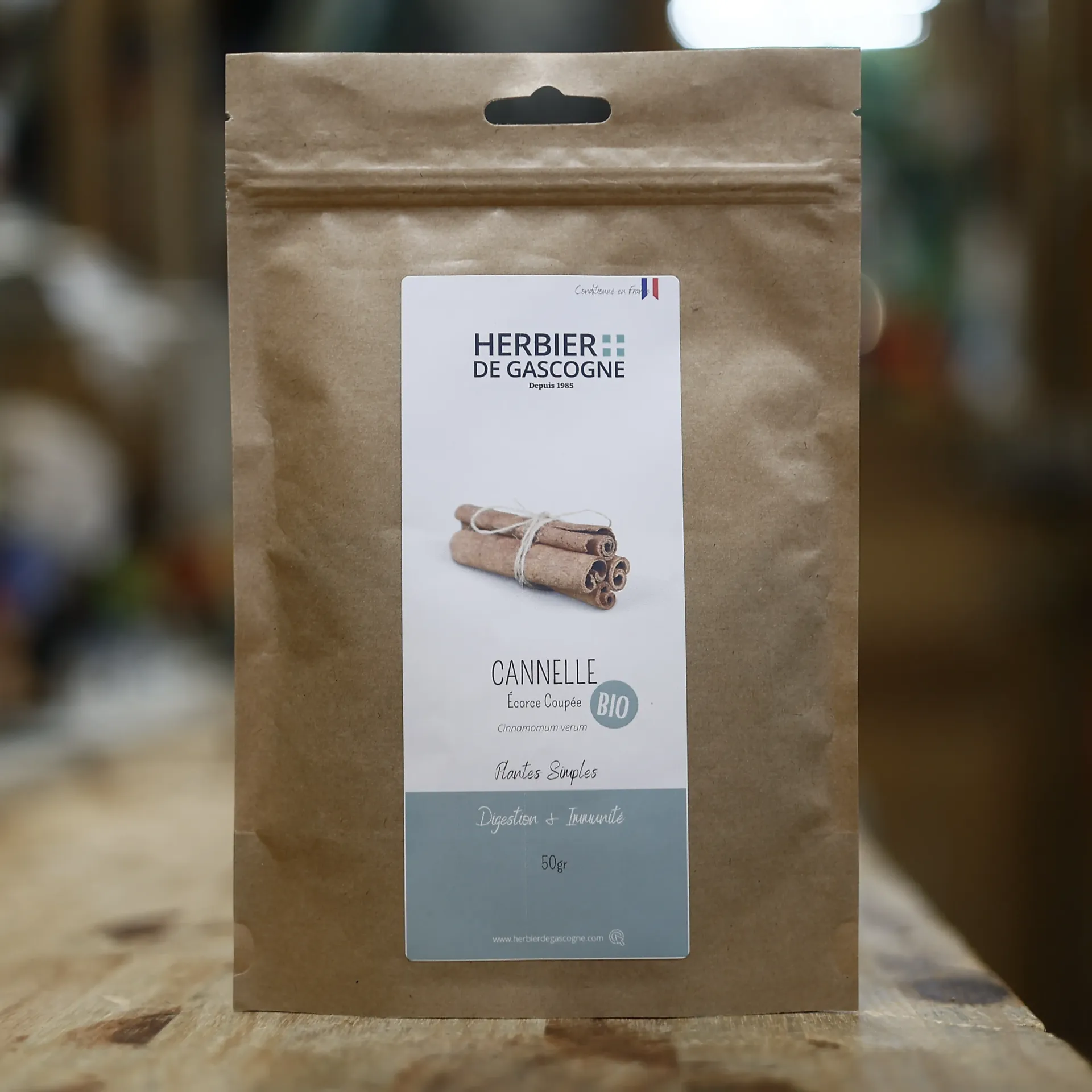 CANNELLE BIO en tisane en 50 g Herbier de Gascogne