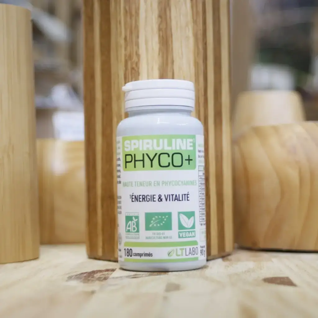 [FSPI200] Spiruline PHYCO+ BIO 180 gélules LT LABO