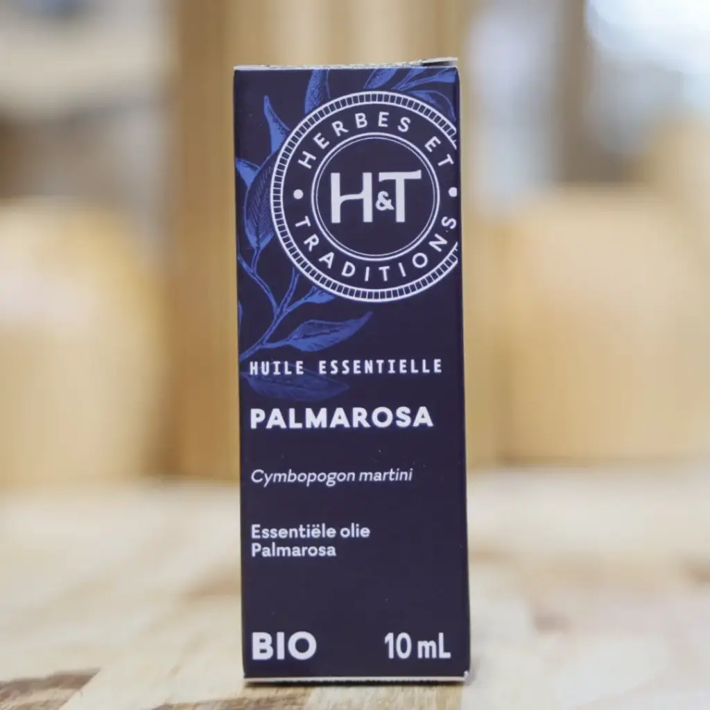 PALMAROSA BIO en huile essentielle de 10 ml Herbes et Traditions