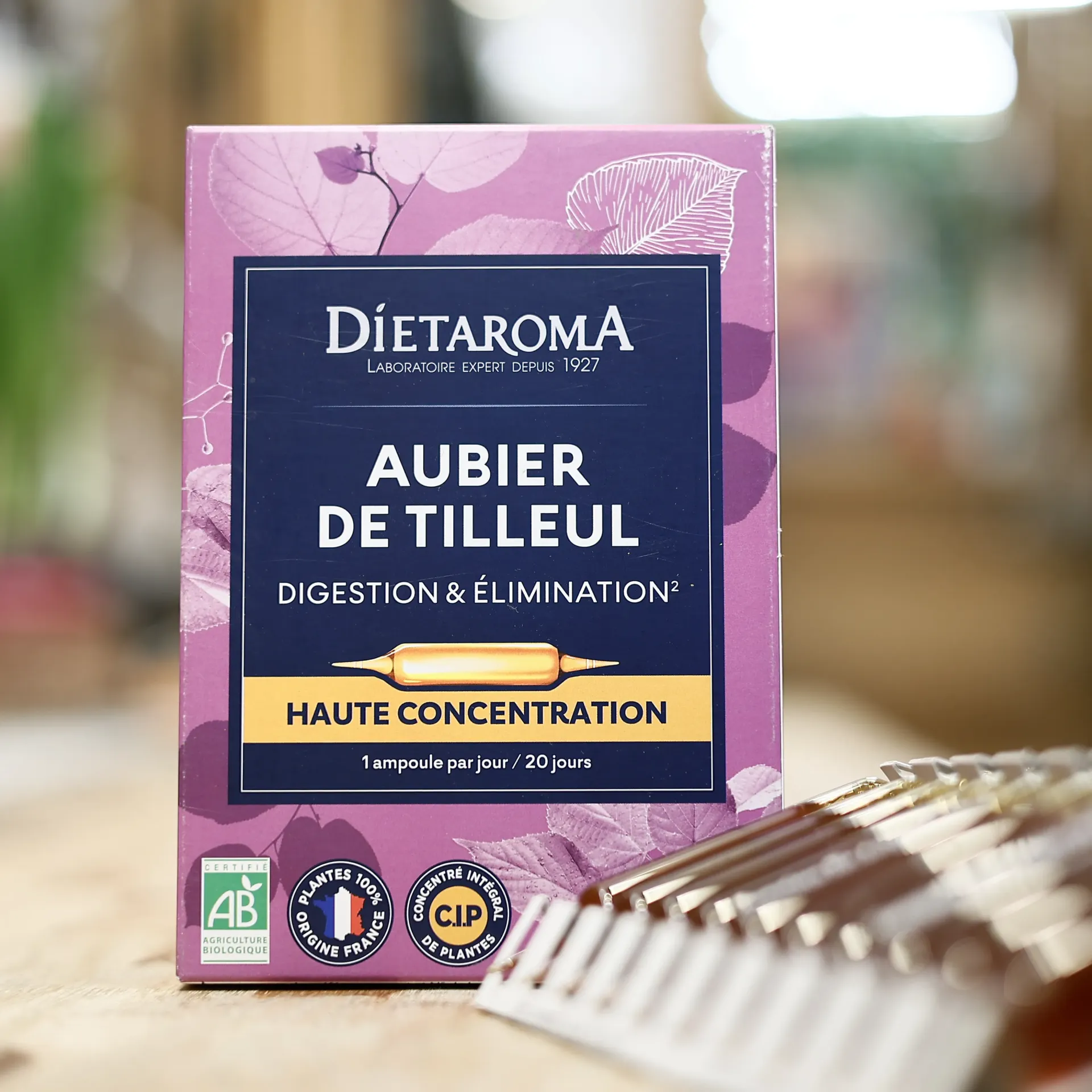 [150329] AUBIER TILLEUL en 20 ampoules en 10 ml DIETAROMA