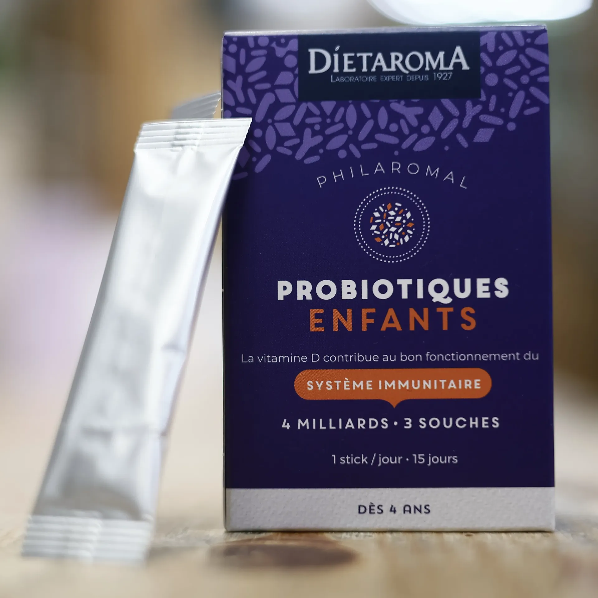 [DPH.STR30G] Probiotiques Enfants 15 sticks PHILAROMAL DIETAROMA