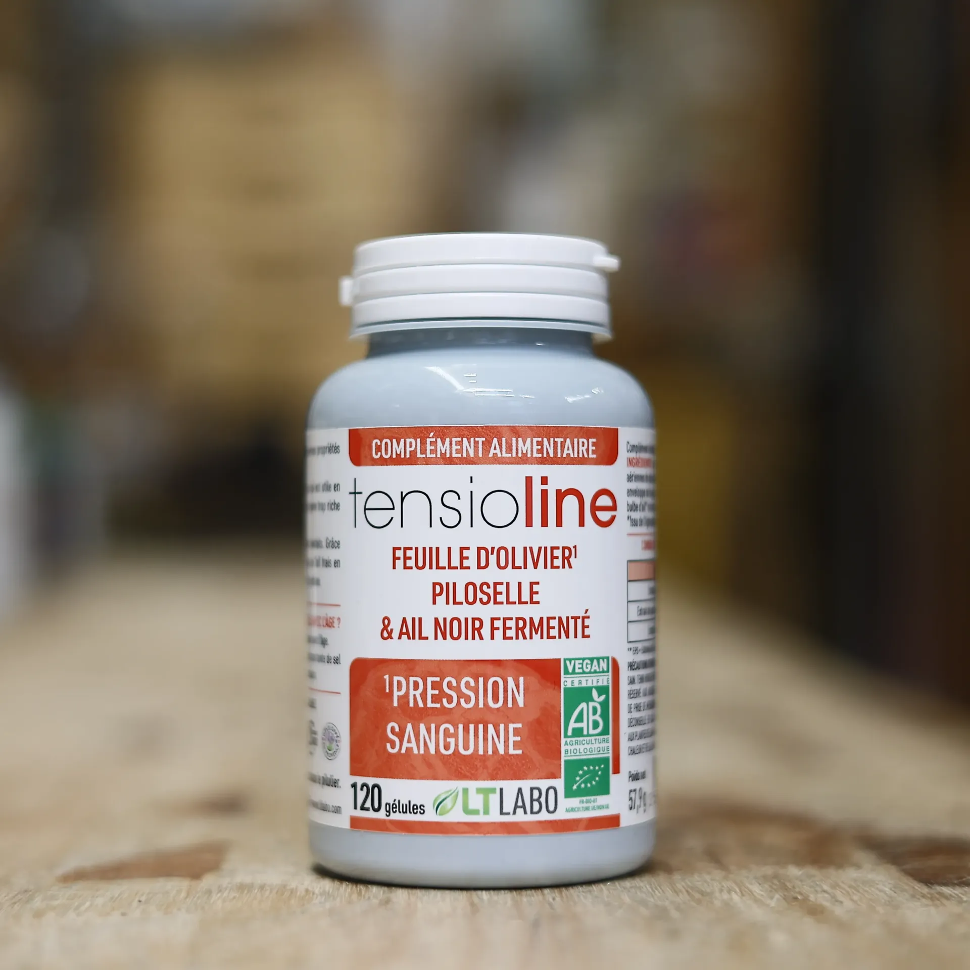 Tensioline 120 gélules lt labo