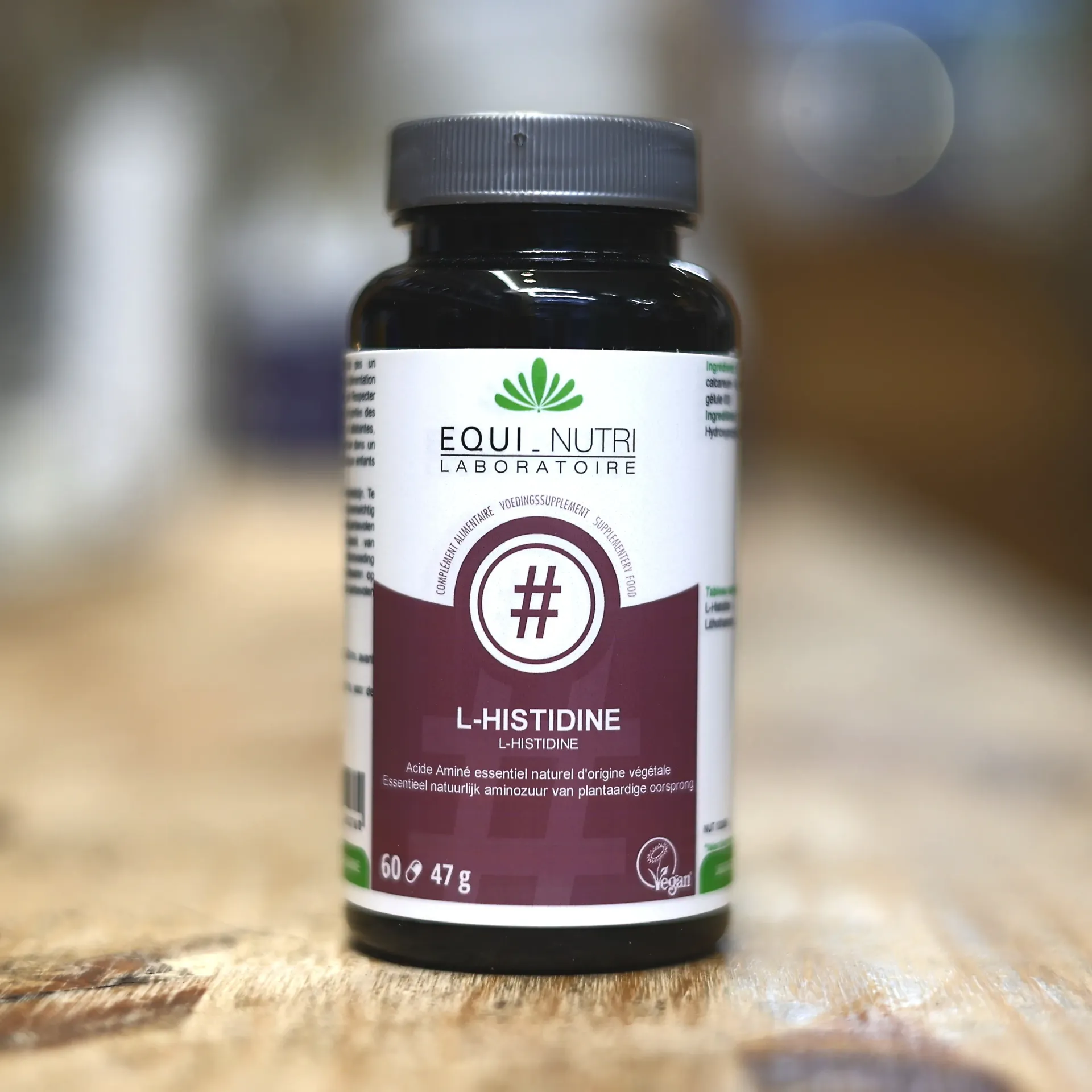 HISTIDINE-L en 60 gélules EQUI-NUTRI
