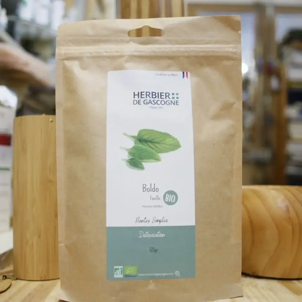 BOLDO FEUILLES en 40 gr pour tisane Herbier de Gascogne