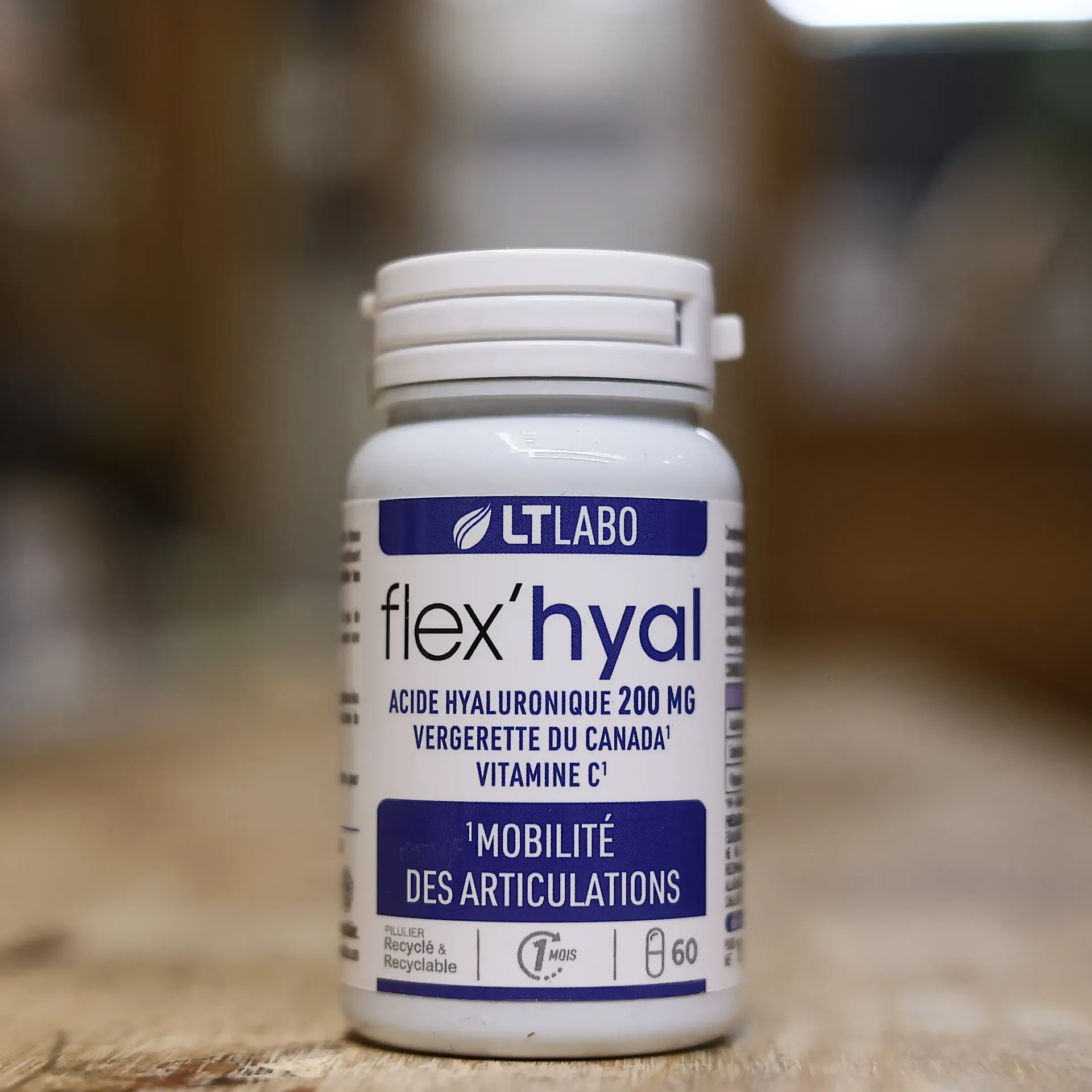 FLEX HYAL en 60 gélules végétales LT LABO